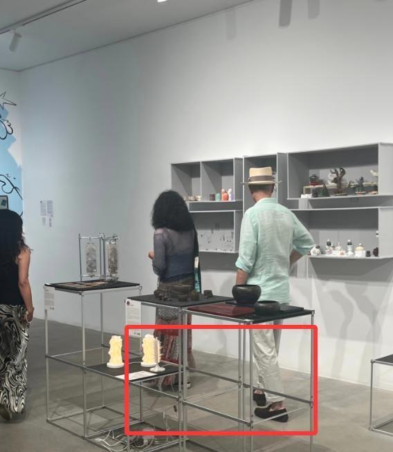 满脸褶穿长裙身材魁梧男人味藏不住了AG旗舰厅网站金星和老公看展爆炸头(图20)